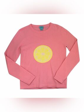 Two Bees Cashmere Pink Lemon Sweater